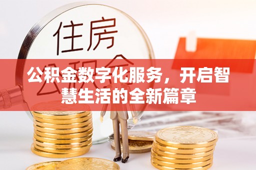 洛江公积金数字化服务，开启智慧生活的全新篇章