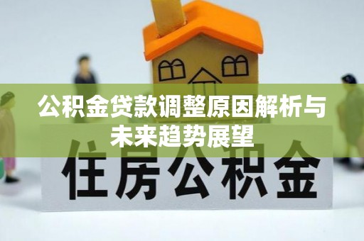 洛江公积金贷款调整原因解析与未来趋势展望