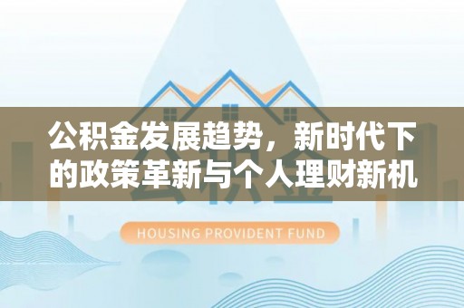 洛江公积金发展趋势，新时代下的政策革新与个人理财新机遇